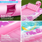 Sloosh Inflatable Pool Lounge Float with Cup Holder - Image 6