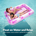 Sloosh Inflatable Pool Lounge Float with Cup Holder - Image 3