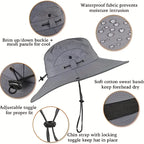 Solar Powered Outdoor Cooling Fan Hat - Image 7