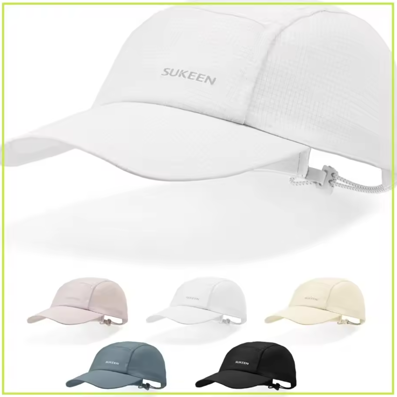 Lightweight Sun Hat for Men Women, Quick Drying Baseball Cap UPF50+ Running Hats Foldable Sport Cap for Outdoor Daily